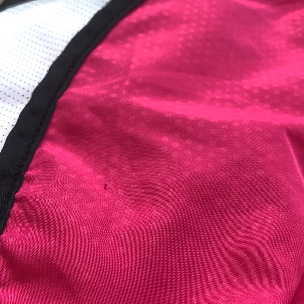 Pink Athletic Shorts with very subtle polka dots - Picture 6 of 6